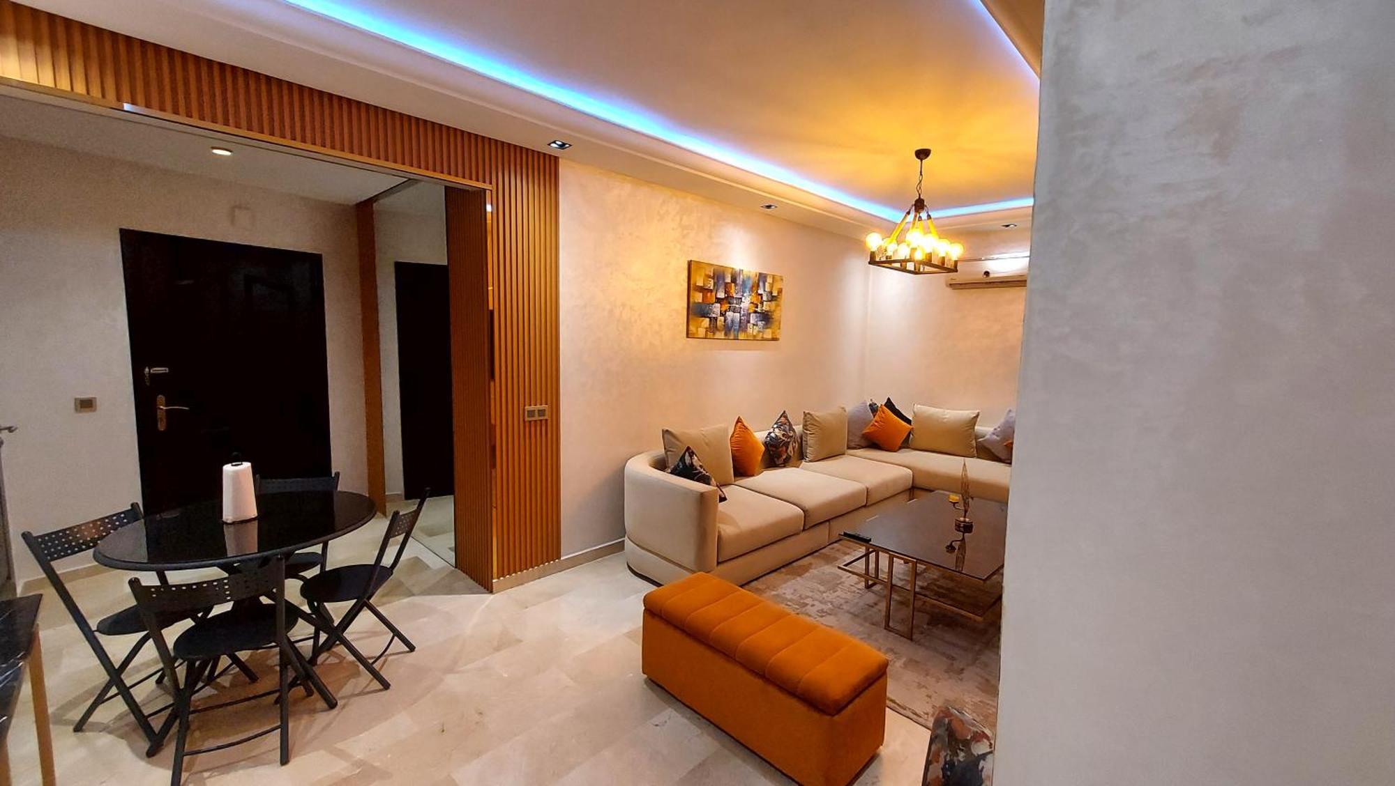 Luxury Downtown Apartment Of 80M2 In Front Of Hassan 2 Mosque And Sea From Family , Pour Famille , Interdit Couples Araabic Non Marie, Forbidden Unmarried Araabic Couples Basement Car Park Casablanca Eksteriør bilde